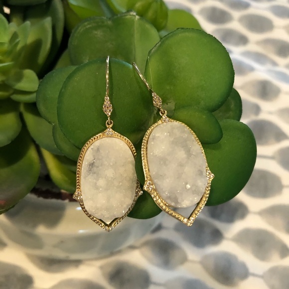 Stella & Dot Jewelry - Stella & Dot Druzy Drop Earrings
